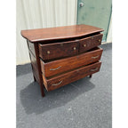 Antique Early American Tiger Oak 4-Drawer Chest of Drawers
