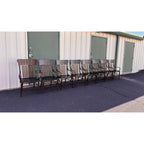 Antique Fraternal Lodge Oak Arm Chairs- Set of 8