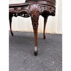 Antique French Carved Walnut Coffee Table