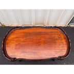 Antique French Carved Walnut Coffee Table