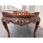 Antique French Carved Walnut Coffee Table