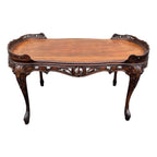 Antique French Carved Walnut Coffee Table