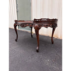 Antique French Carved Walnut Coffee Table