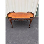 Antique French Carved Walnut Coffee Table