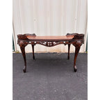 Antique French Carved Walnut Coffee Table
