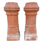 Antique Terracotta Chimney Pots- A Pair