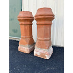 Antique Terracotta Chimney Pots- A Pair