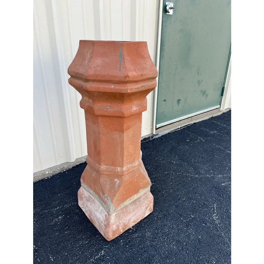 Antique Terracotta Chimney Pots- A Pair