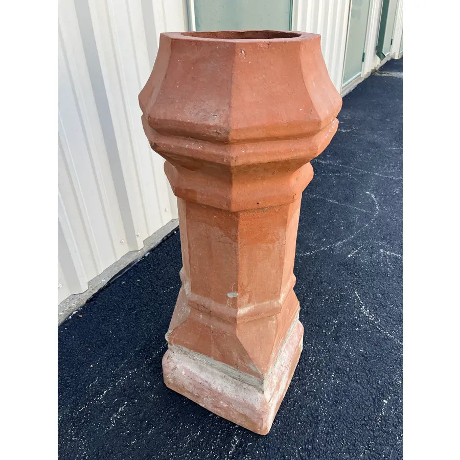 Antique Terracotta Chimney Pots- A Pair