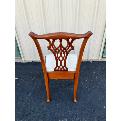 Ball and Claw Foot Chippendale Mahogany Dining Chairs- Set of 10- Circa 1980
