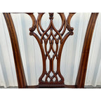 Ball and Claw Foot Chippendale Mahogany Dining Chairs- Set of 10- Circa 1980