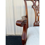 Ball and Claw Foot Chippendale Mahogany Dining Chairs- Set of 10- Circa 1980