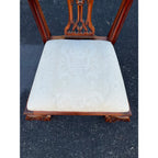 Ball and Claw Foot Chippendale Mahogany Dining Chairs- Set of 10- Circa 1980