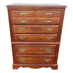 Broyhill Cherry 5-Drawer Tall Chest of Drawers