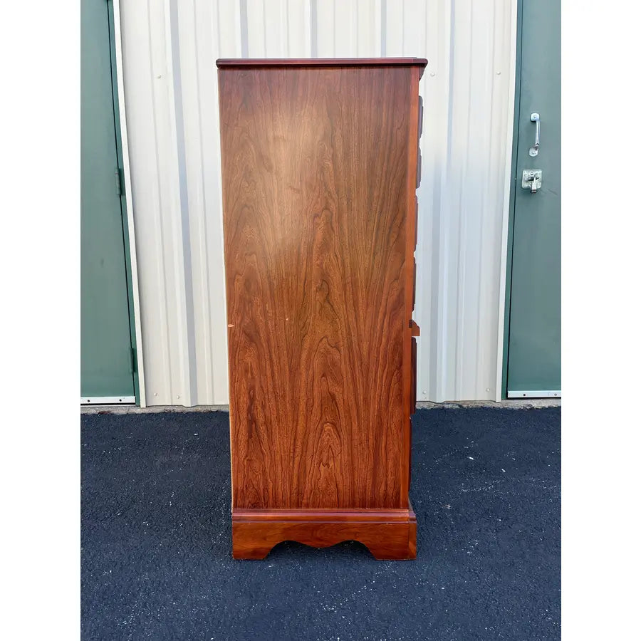 Broyhill Cherry 5-Drawer Tall Chest of Drawers