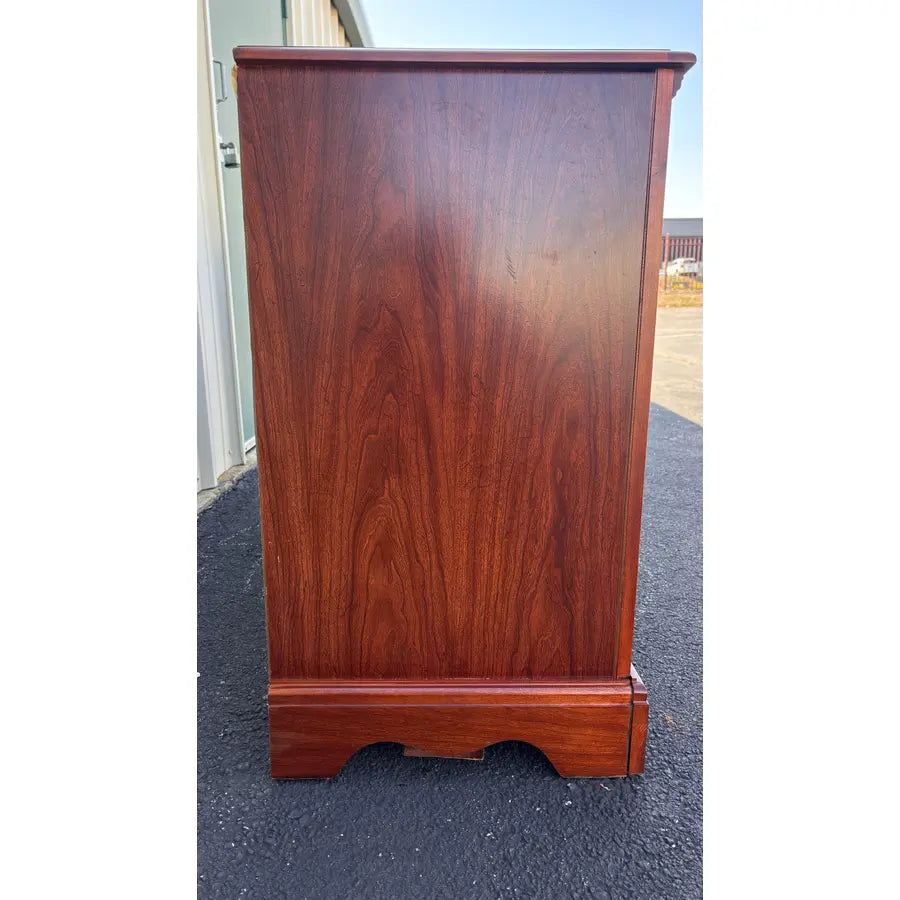 Broyhill Chippendale 7-Drawer Cherry Long Dresser