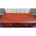 Broyhill Chippendale Style Cherry Sideboard Buffet