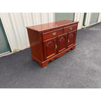 Broyhill Chippendale Style Cherry Sideboard Buffet
