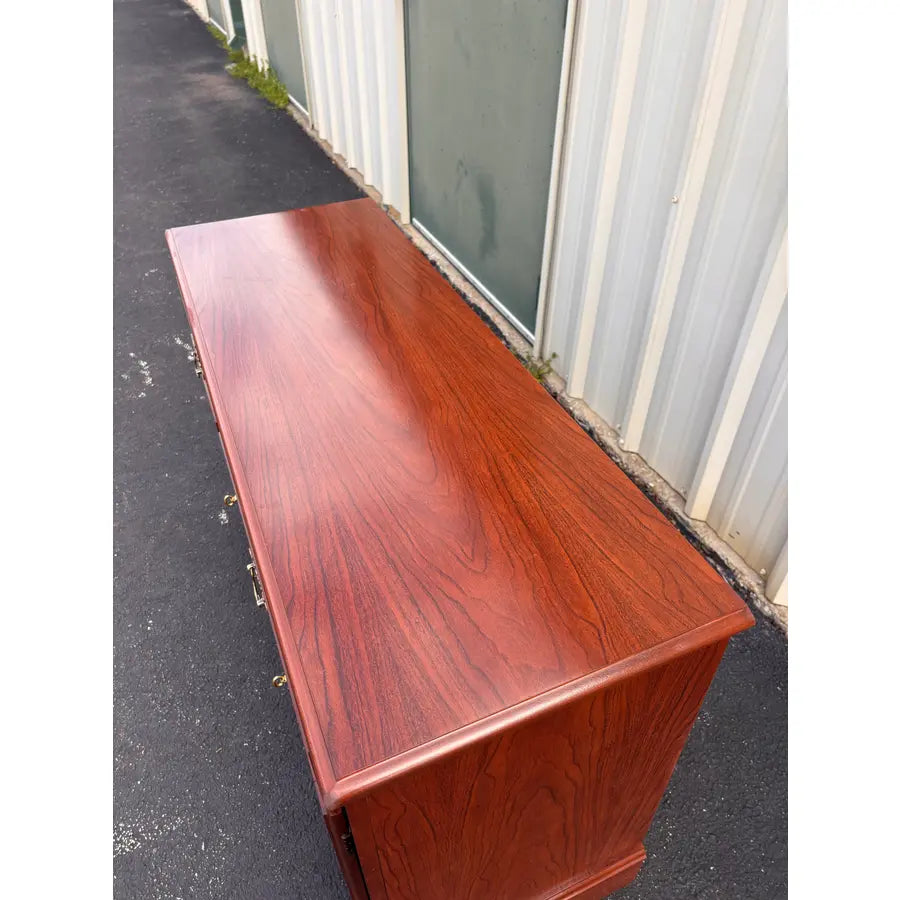 Broyhill Chippendale Style Cherry Sideboard Buffet