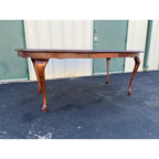 Broyhill Queen Anne Style Cherry Extension Dining Table