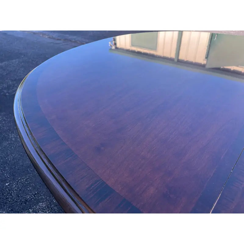 Broyhill Queen Anne Style Cherry Extension Dining Table