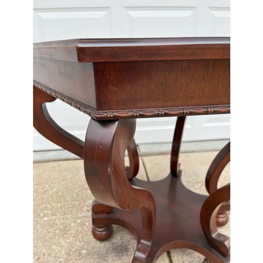 Century Furniture Aldwych Banded Cherry Side End Table