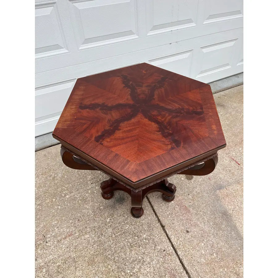 Century Furniture Aldwych Banded Cherry Side End Table