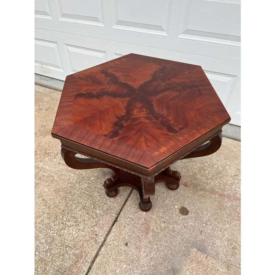 Century Furniture Aldwych Banded Cherry Side End Table