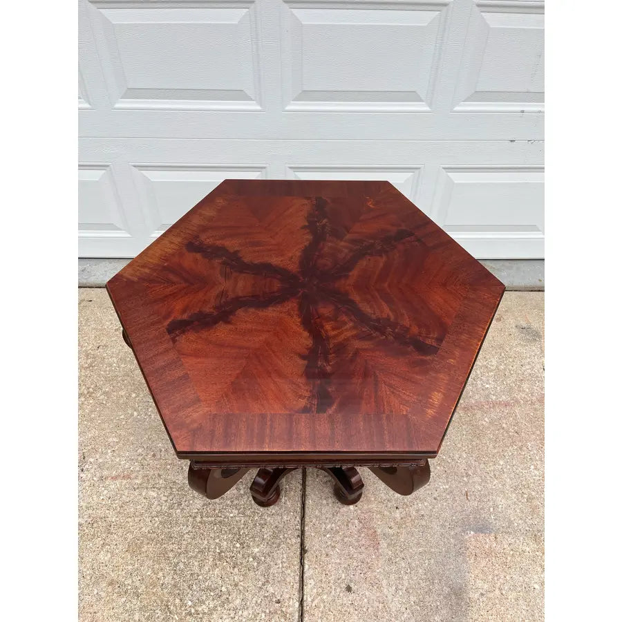 Century Furniture Aldwych Banded Cherry Side End Table