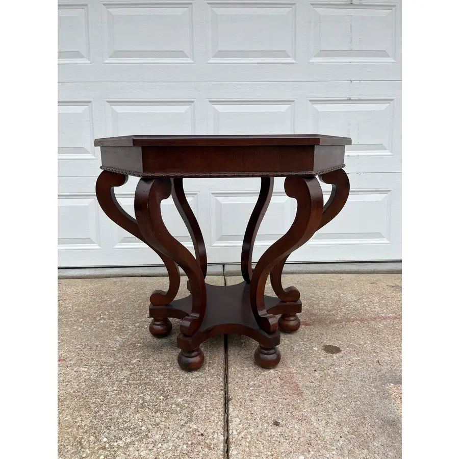 Century Furniture Aldwych Banded Cherry Side End Table
