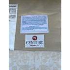 Century Furniture Down Filled Damask Silk Upholstered Tufted Loveseat