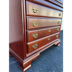 Cherry Chippendale 6-Drawer Cheat of Drawers
