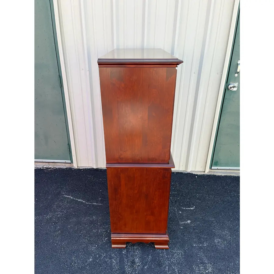 Cherry Chippendale 6-Drawer Cheat of Drawers