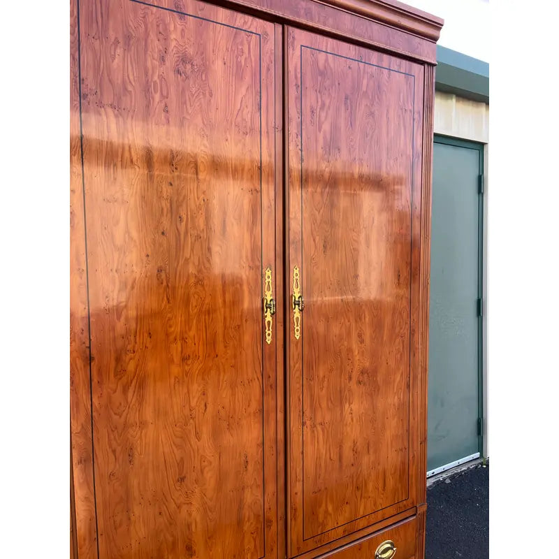 Drexel Heritage Mahogany Media Cabinet Armoire