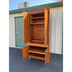 Drexel Heritage Mahogany Media Cabinet Armoire