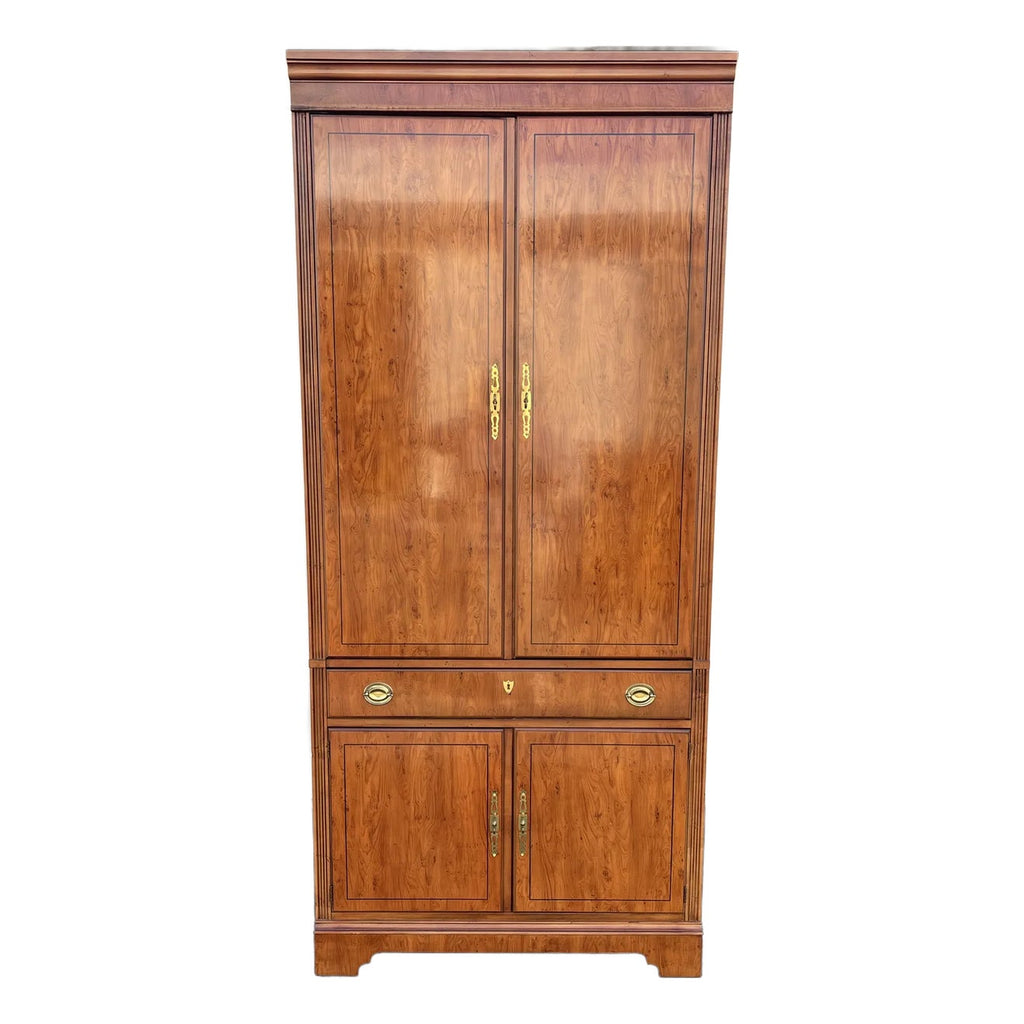 Drexel Heritage Mahogany Media Cabinet Armoire
