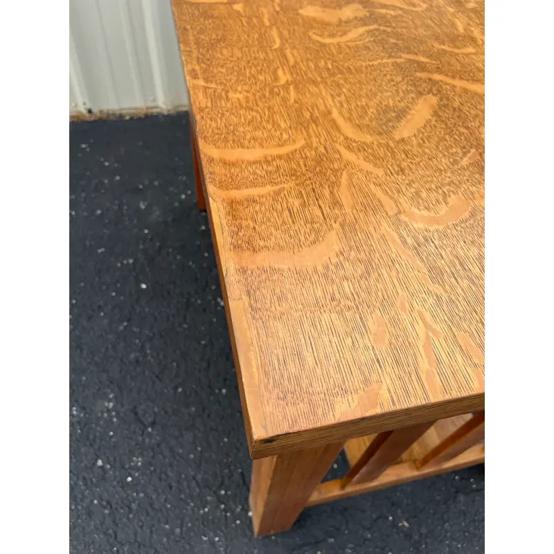 Early 1900s Arts & Crafts Oak Desk