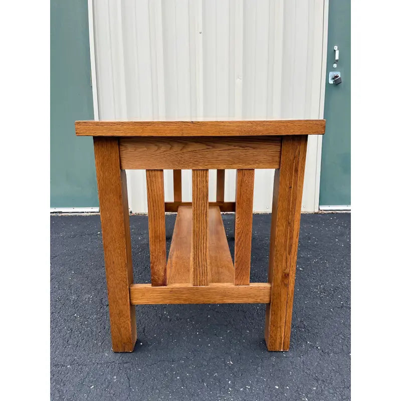 Early 1900s Arts & Crafts Oak Desk