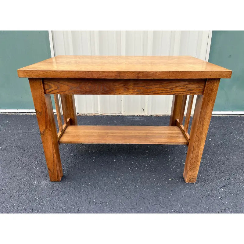Early 1900s Arts & Crafts Oak Desk