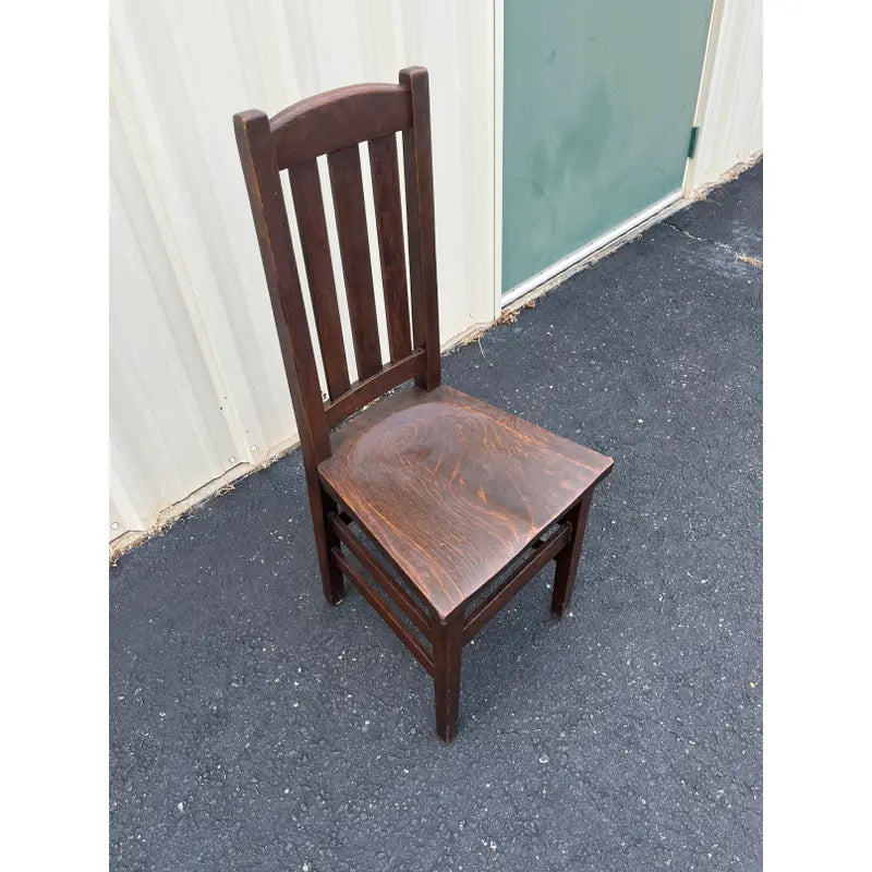 Early 20th C. Stickley Bros. Arts & Crafts Quartersawn Oak Chair