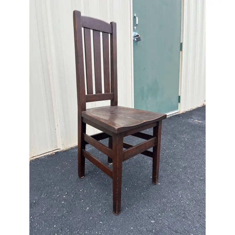 Early 20th C. Stickley Bros. Arts & Crafts Quartersawn Oak Chair