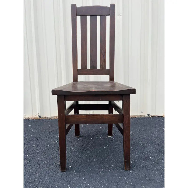 Early 20th C. Stickley Bros. Arts & Crafts Quartersawn Oak Chair