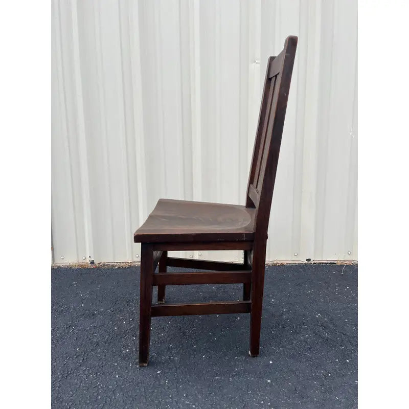 Early 20th C. Stickley Bros. Arts & Crafts Quartersawn Oak Chair