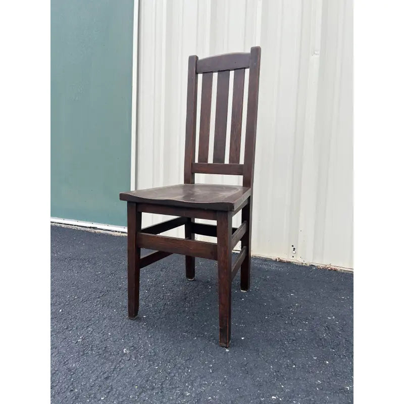 Early 20th C. Stickley Bros. Arts & Crafts Quartersawn Oak Chair