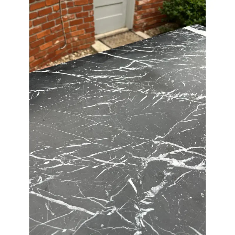 Early French Louis XV Dry Bar Cabinet or Commode- Black Marble Top