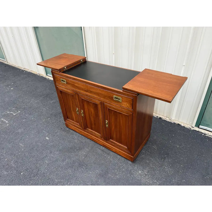 Ethan Allen Canova Campaign Flip Top Cherry Buffet Server