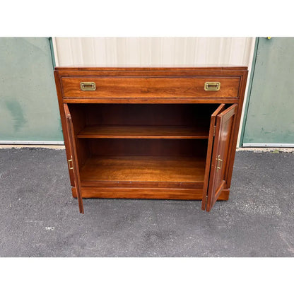 Ethan Allen Canova Campaign Flip Top Cherry Buffet Server