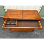 Ethan Allen Canova Campaign Flip Top Cherry Buffet Server