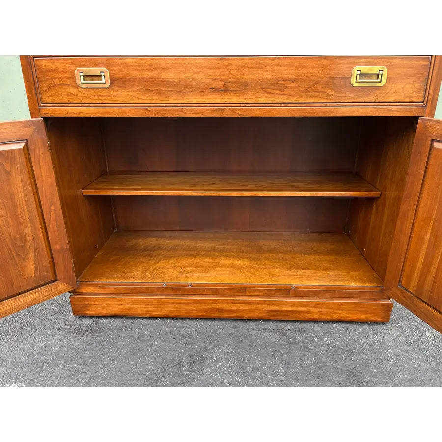 Ethan Allen Canova Campaign Flip Top Cherry Buffet Server