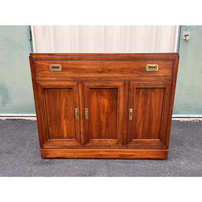 Ethan Allen Canova Campaign Flip Top Cherry Buffet Server